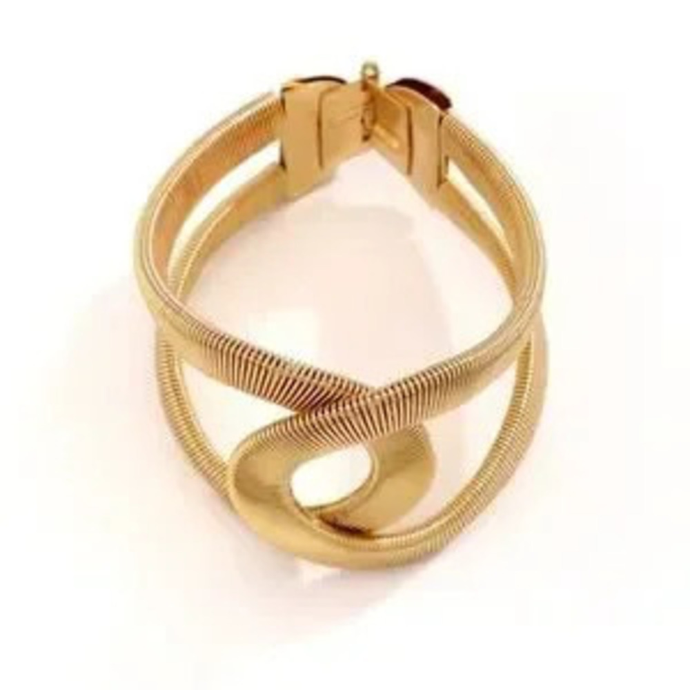 Gypsy Twisted Elegant Gold Bracelet - Picture 5 of 5